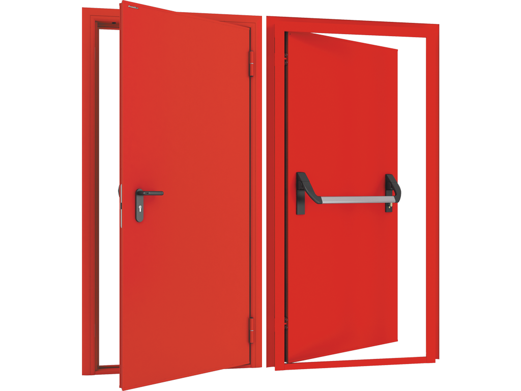 Противопожарные одностворчатые двери